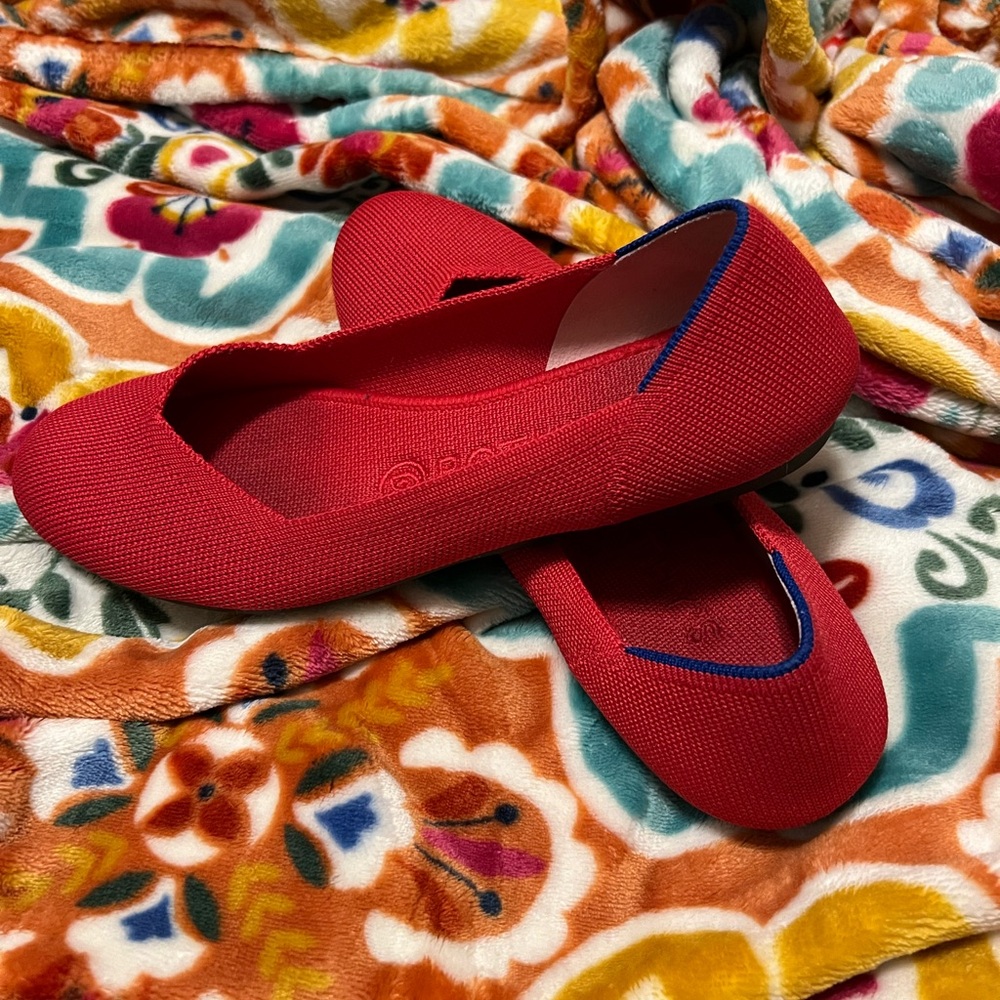 Red Rothys flats 7.5